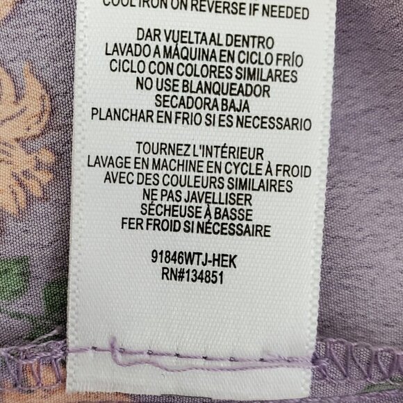 Wayf Mini‎ Dress Small Delancy Smocked Waist Lavender Floral Print Boho NWT - Picture 8 of 12